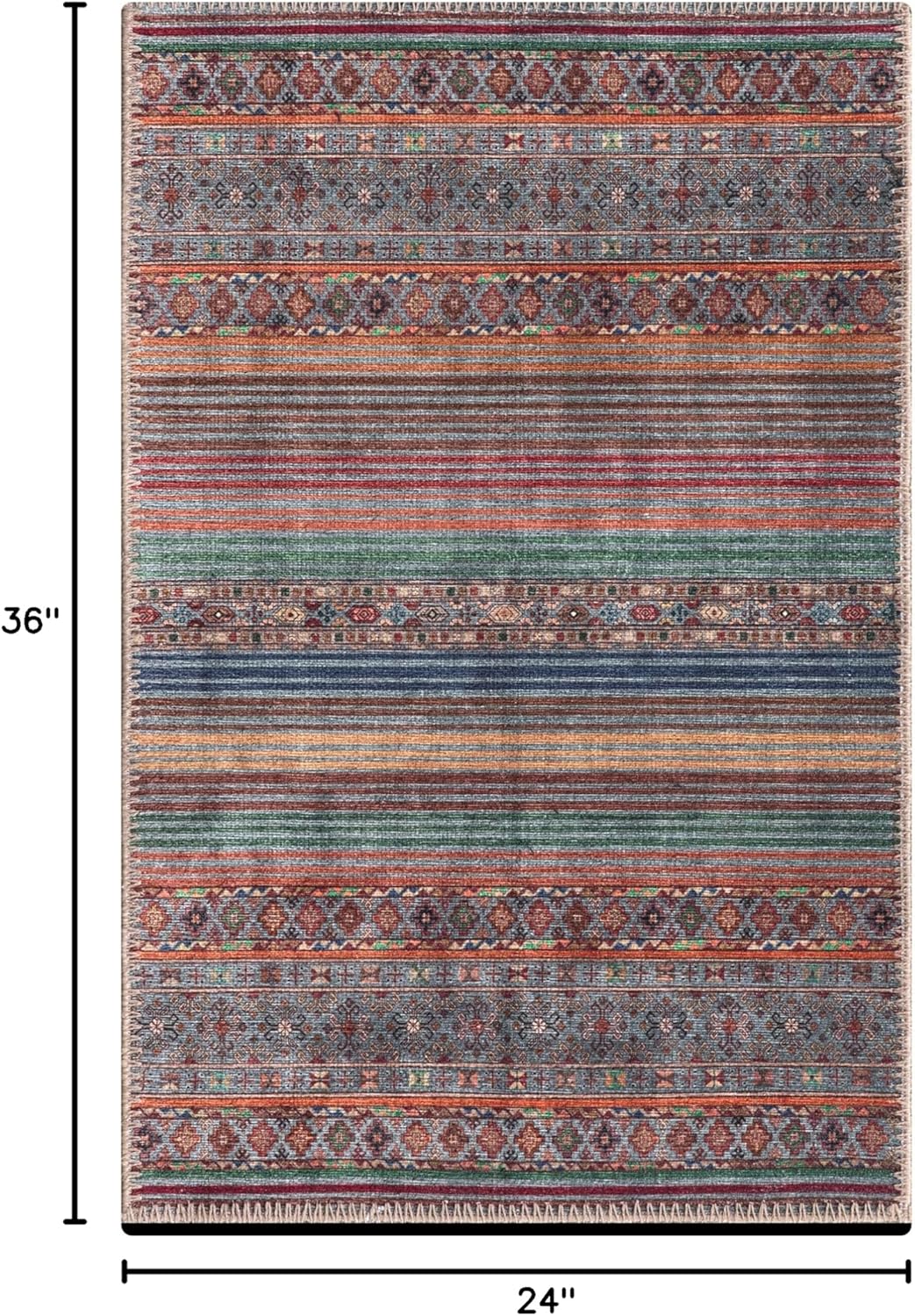 Keen Home Design Alfombras lavables a máquina con parte trasera antideslizante,...