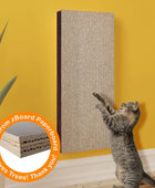 WAY BASICS Rascador premium para gatos montado en la pared (hierba gatera...