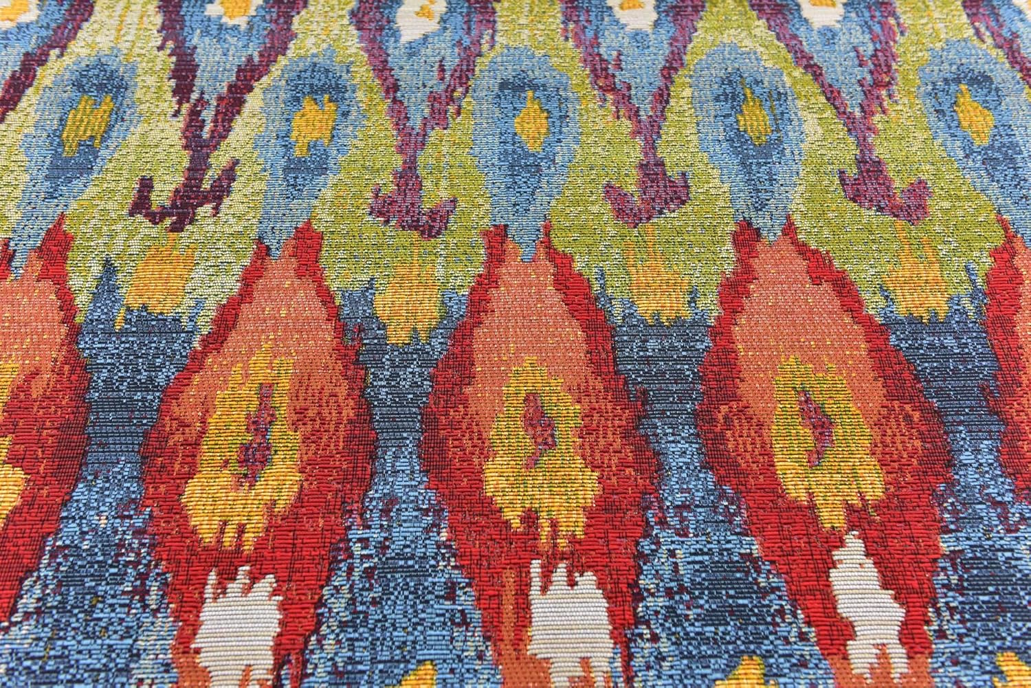 Unique Loom - Alfombra colección de círculos abstractos, de transición para...