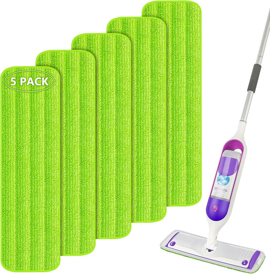 Paquete de 5 almohadillas reutilizables para trapeador Swiffer PowerMop,...