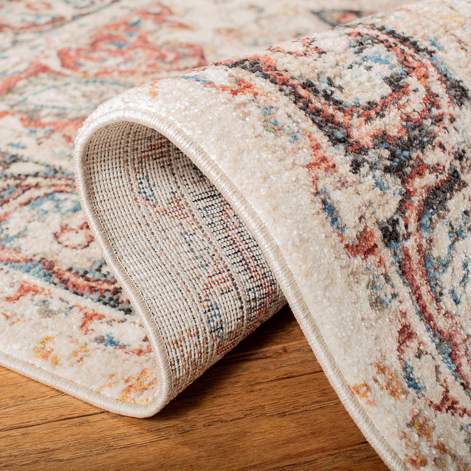 SAFAVIEH Carlyle Collection CYL215B - Alfombra vintage oriental, envejecida, no...