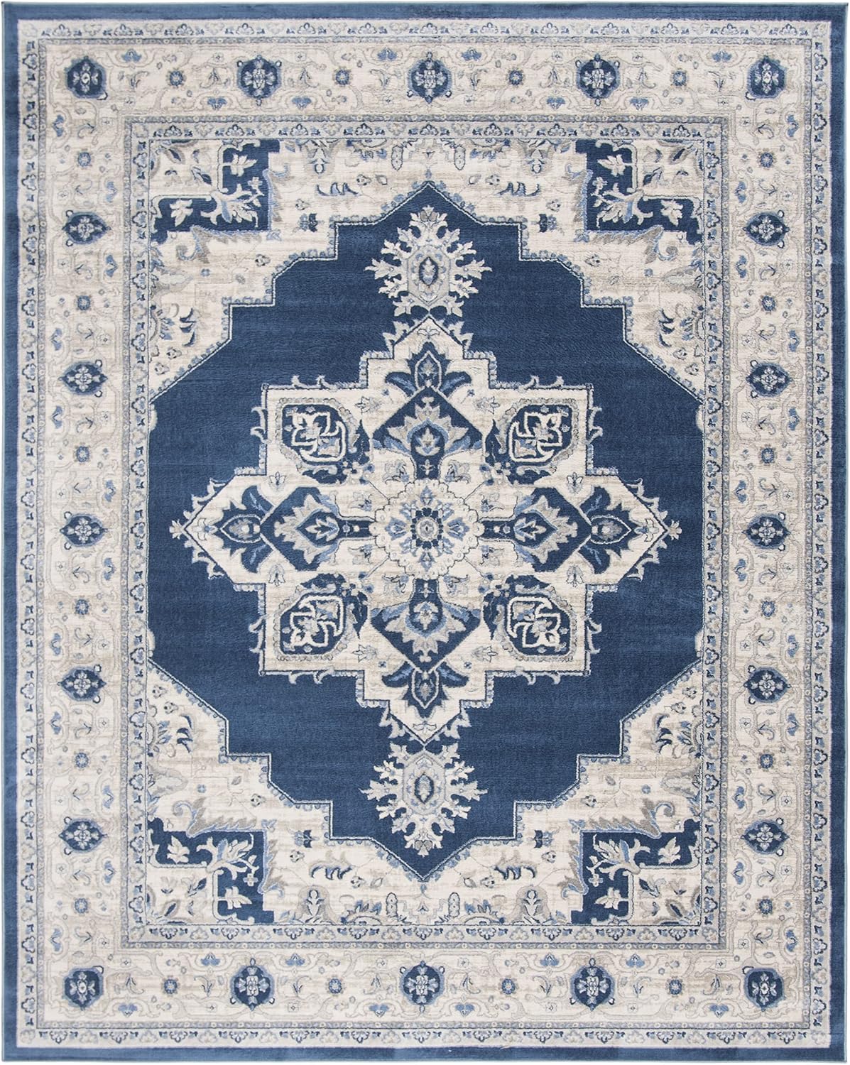 SAFAVIEH - Tapete de la colección Brentwood (BNT865N) de estilo tradicional...