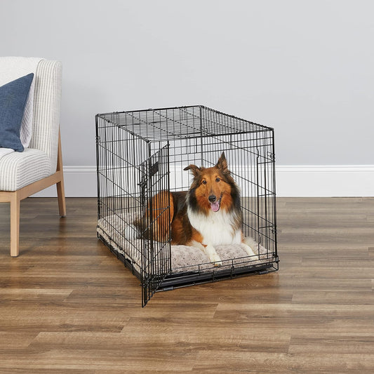 MidWest Homes for Pets - Jaula para perros iCrate de una puerta, mejorada,...
