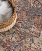 Bloom Rugs - Tapete tradicional para el pasillo, lavable y antideslizante, para...
