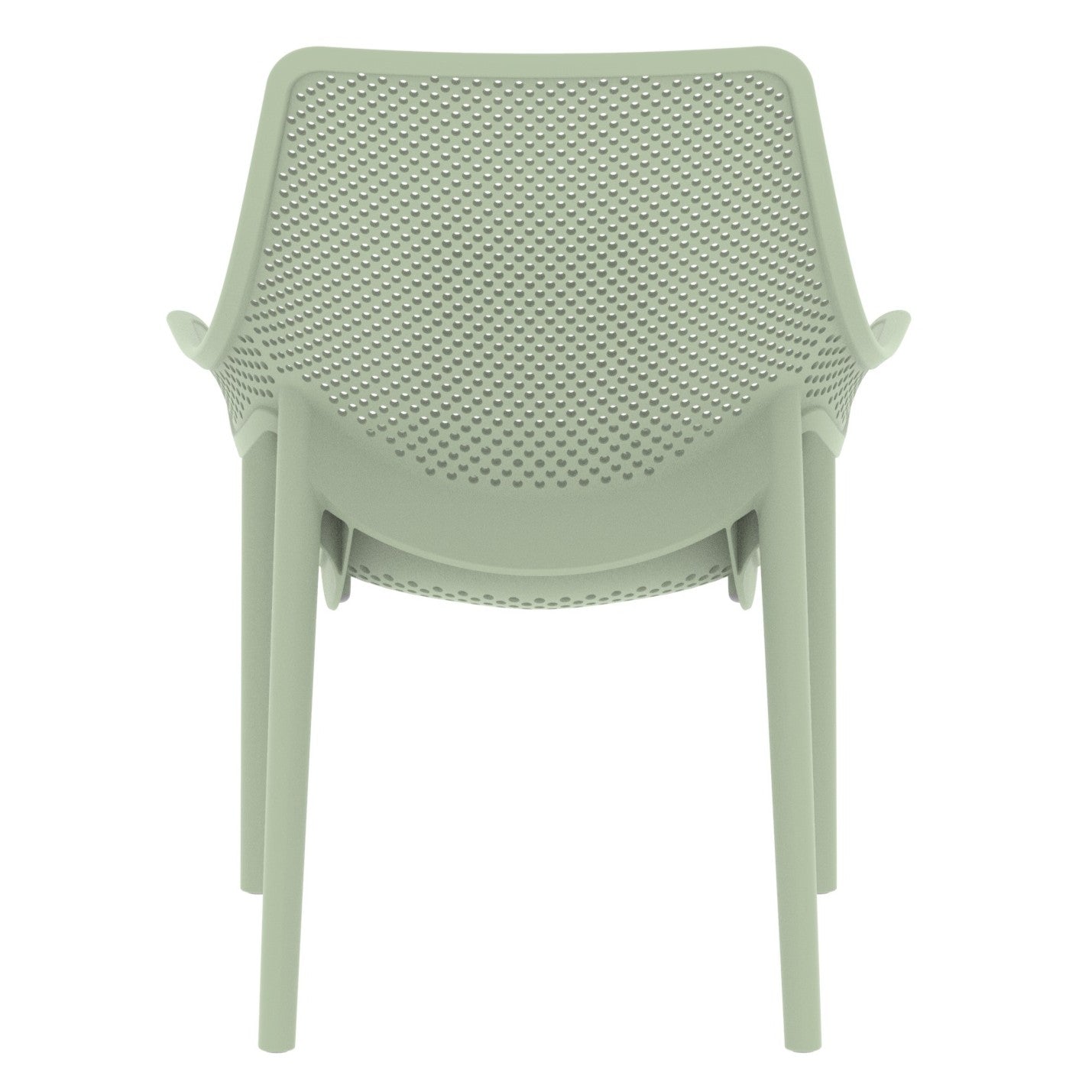 Silla Lounge Ibiza, Verdematcha, con espaldar y reposa brazos X2
