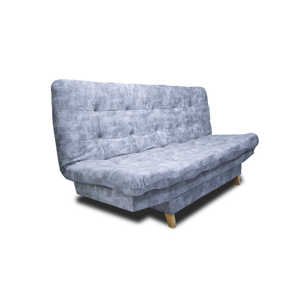 Sofá Cama Kuster Clic Clac 3 Posiciones Tela Amigable Con Mascotas 185X90X80 Hielo
