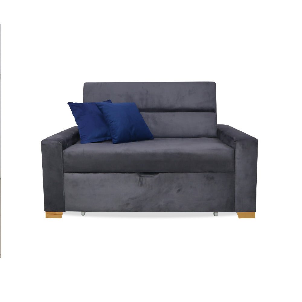 Sofacama Vogel Multifuncional Carrito Gris + Cojines Decorativos
