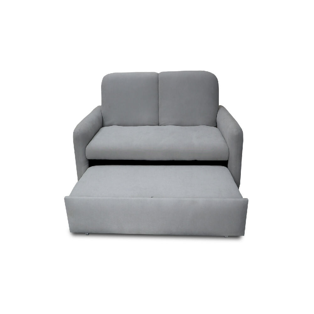 Sofacama Nube Multifuncional Carrito Reclinable Gris + Cojines