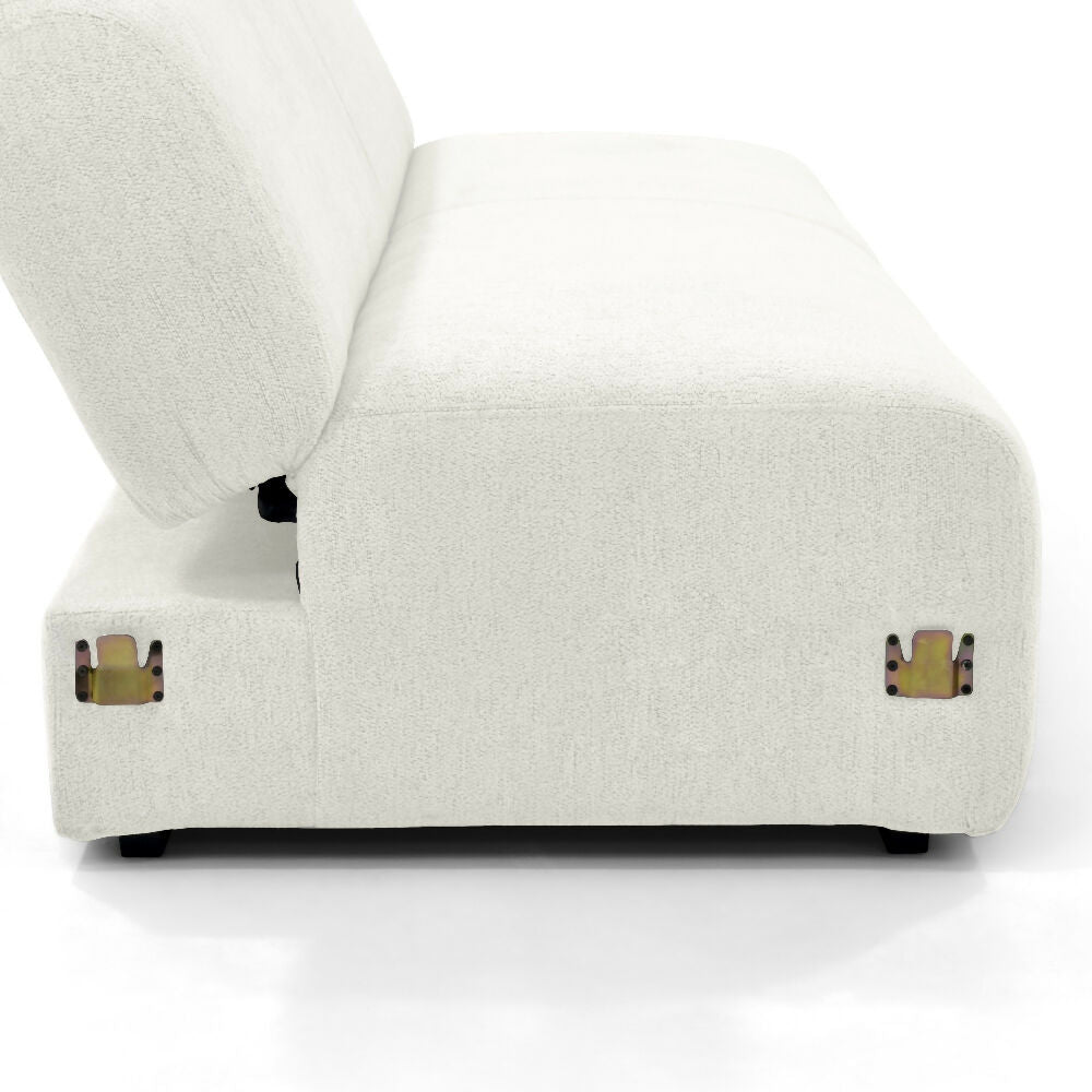 Sofa Cama Auren 240x88x85 cm Con Brazos Removibles Tela Mix