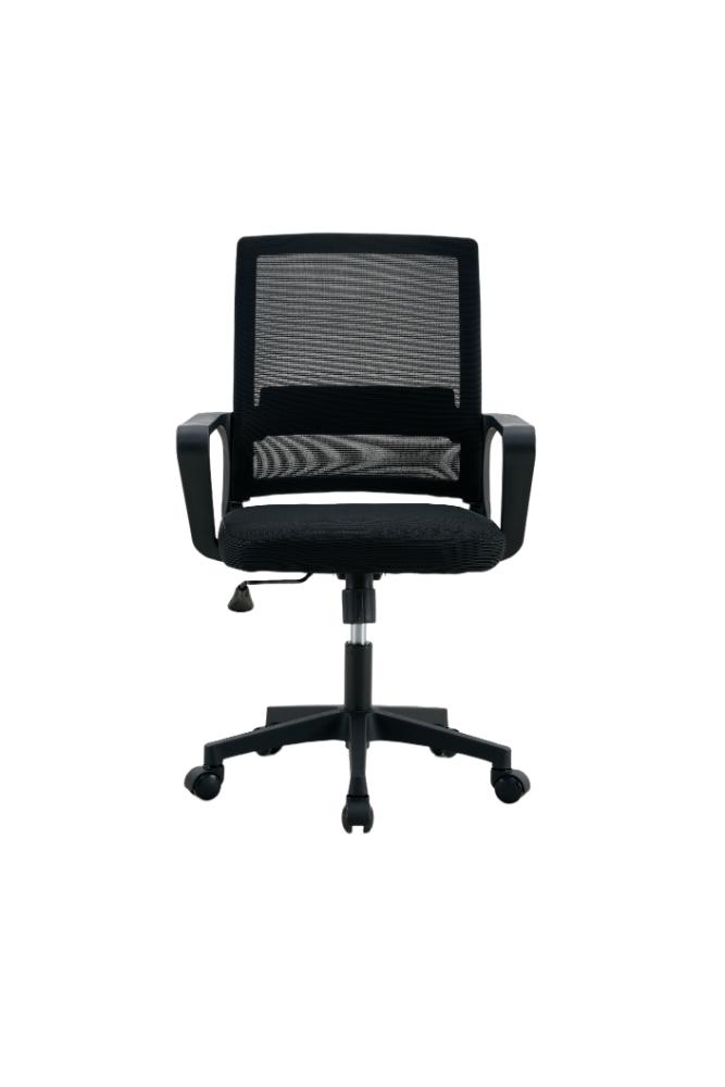 Silla de Escritorio Regal, Negro, ergonómica con reposabrazos