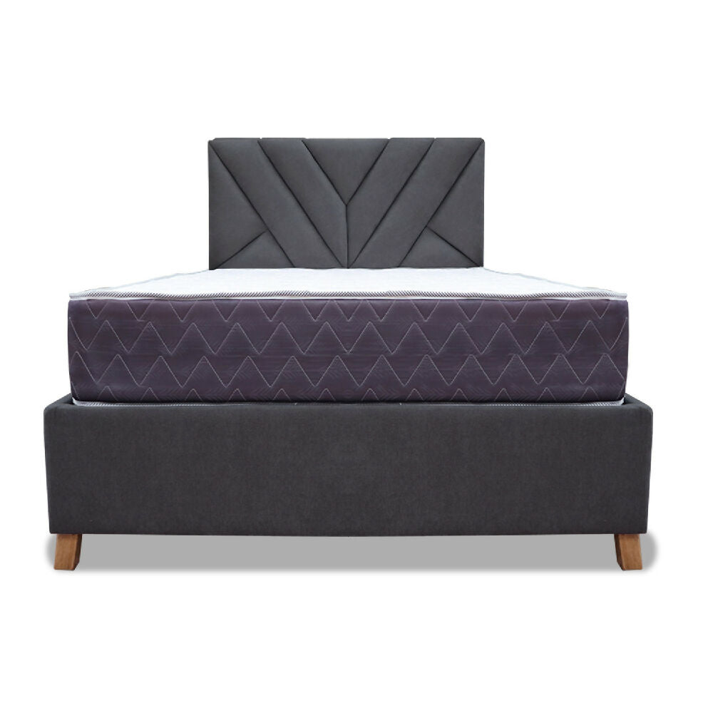 Combo Basecama y Colchon Muller 100x190 Sencillo mas espaldar