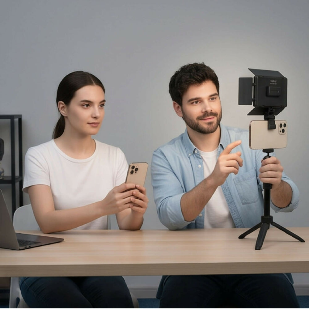Panel De Luz LED Pro RL-560 Para Fotografía Y Video Iluminación Profesional Con Intensidad Y Temperatura Ajustable