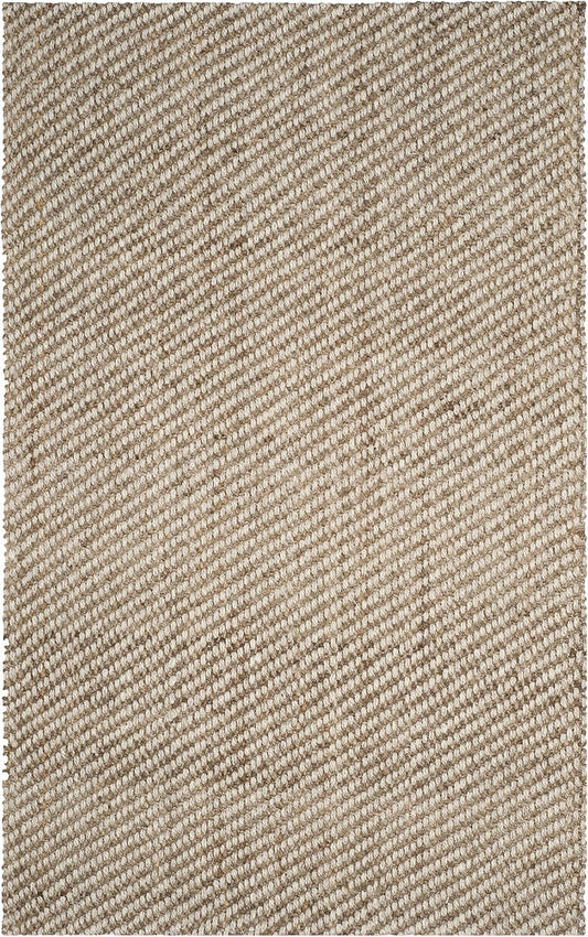 SAFAVIEH NF471A - Alfombra de área de colección de fibra natural, 6 x 9 pies,...