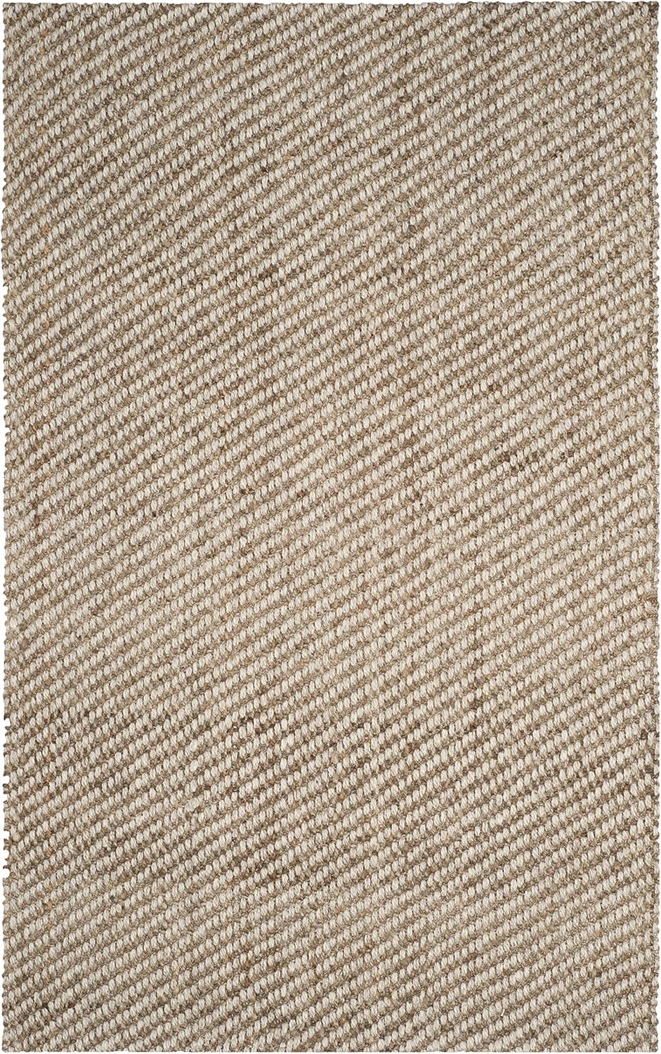 SAFAVIEH NF471A - Alfombra de área de colección de fibra natural, 6 x 9 pies,...