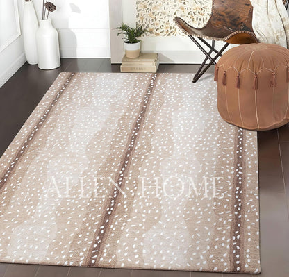 Alfombras tradicionales de lana copetuda a mano, duraderas, 100% lana, alfombra