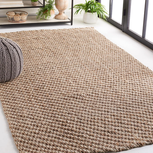 SAFAVIEH NF471A - Alfombra de área de colección de fibra natural, 6 x 9 pies,...
