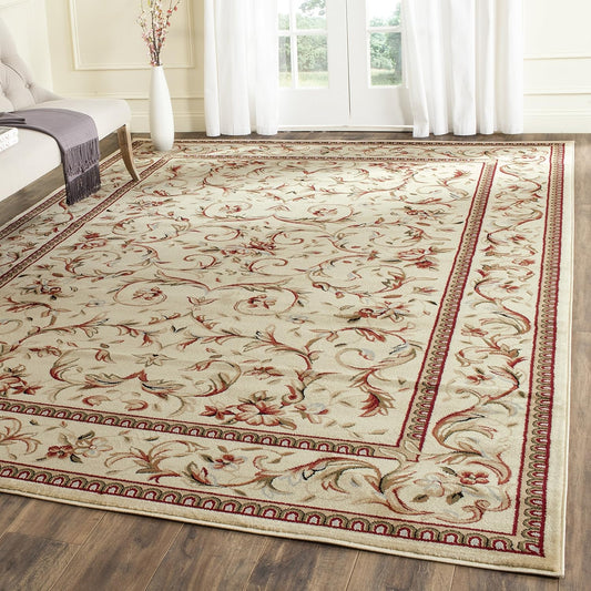 SAFAVIEH Lyndhurst Collection - Alfombra de área de 9 x 12 pies, marfil y...
