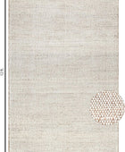 S & L Homes Alfombra de algodón de yute tejida a mano natural para sala de...