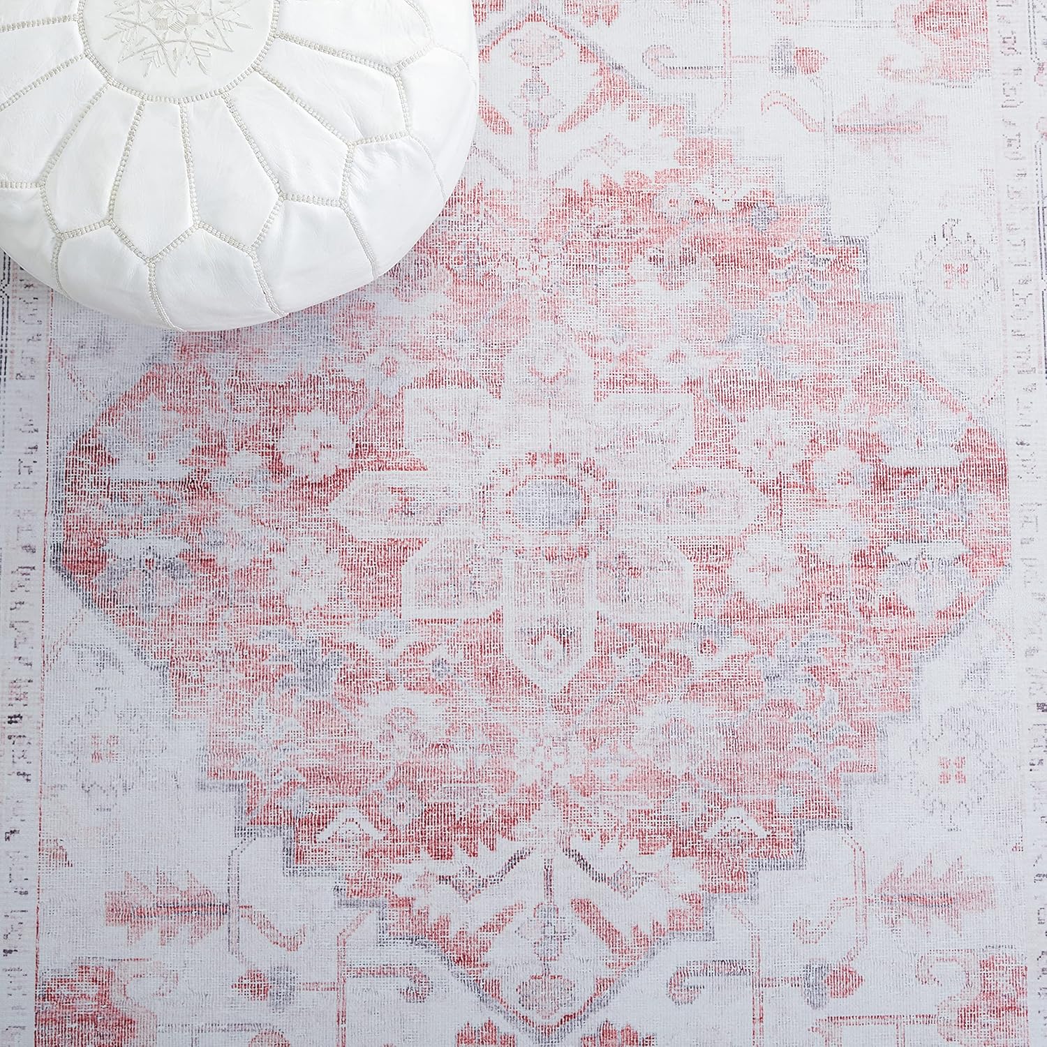 SAFAVIEH Tucson Collection - Alfombra de área de 6 x 9 pies, color beige y...