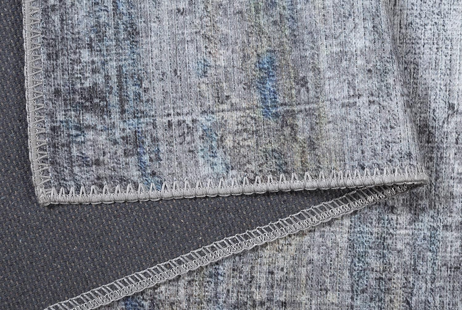 Adiva Rugs Alfombra de área lavable a máquina de 2 x 3 pies con parte trasera...