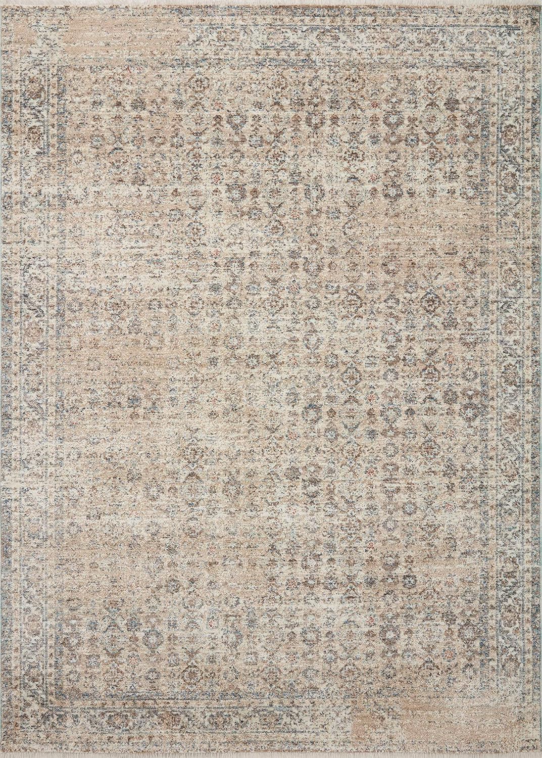 Loloi Angela Rose Blake Collection BLA-04 BeigeDenim 5'-3" x 7'-6", 0.25...