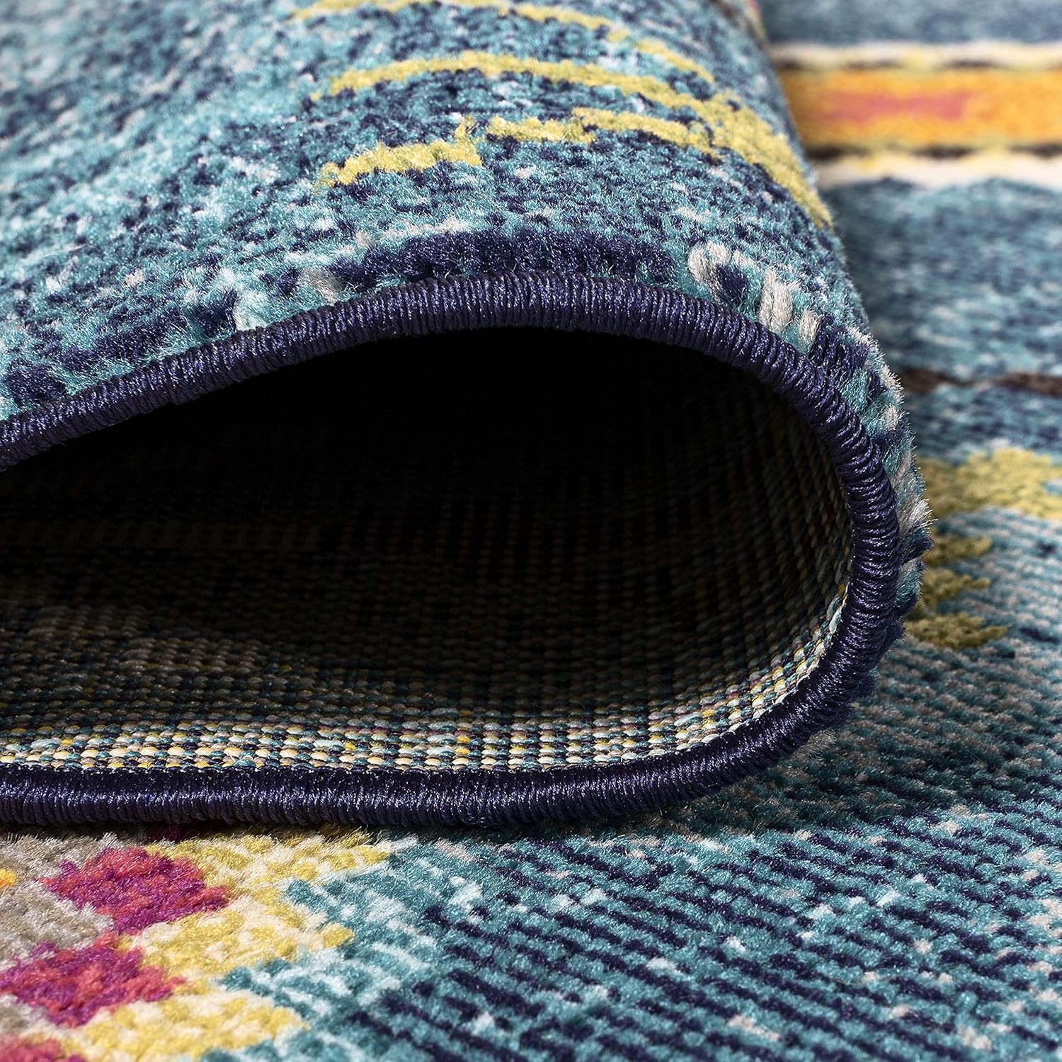 HOM105A-28 MorOCCAN HYPE Alfombra de pasillo geométrica tribal para interiores,