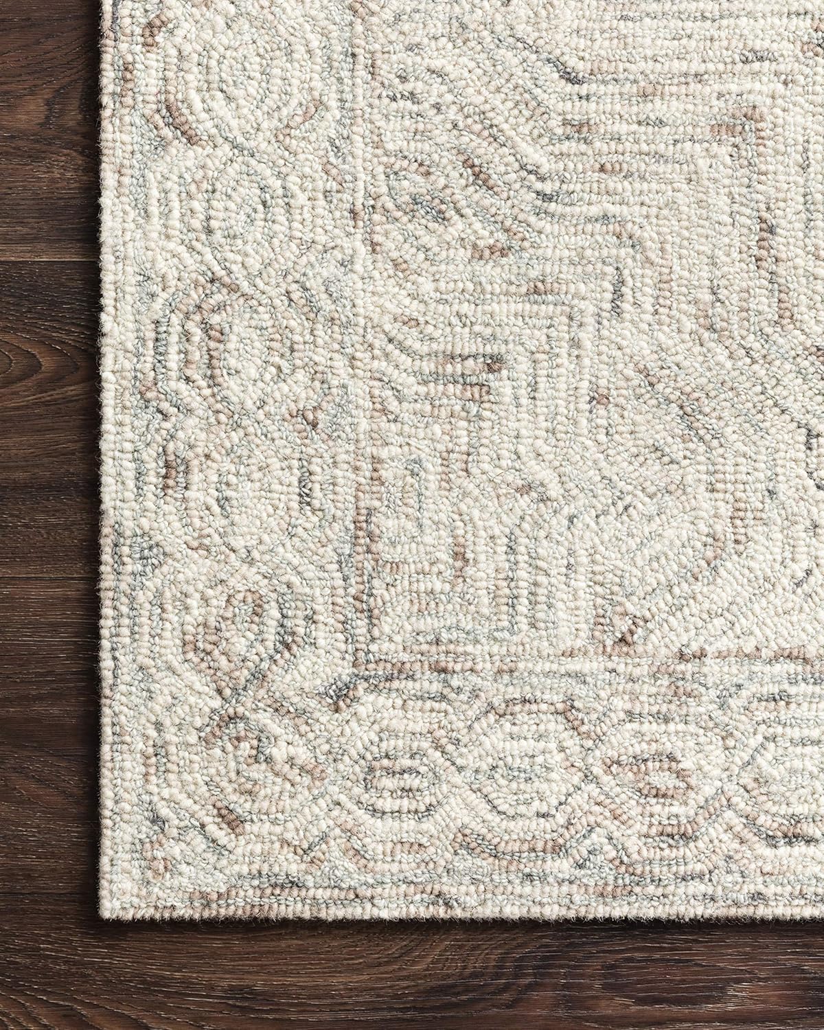 Ziva Collection ZV-01 Alfombra de pasillo neutra de 2 pies y 6 pulgadas x 13