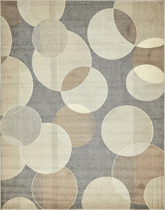 Unique Loom Chromatic Collection - Alfombra moderna bokeh y vibrante abstracta...