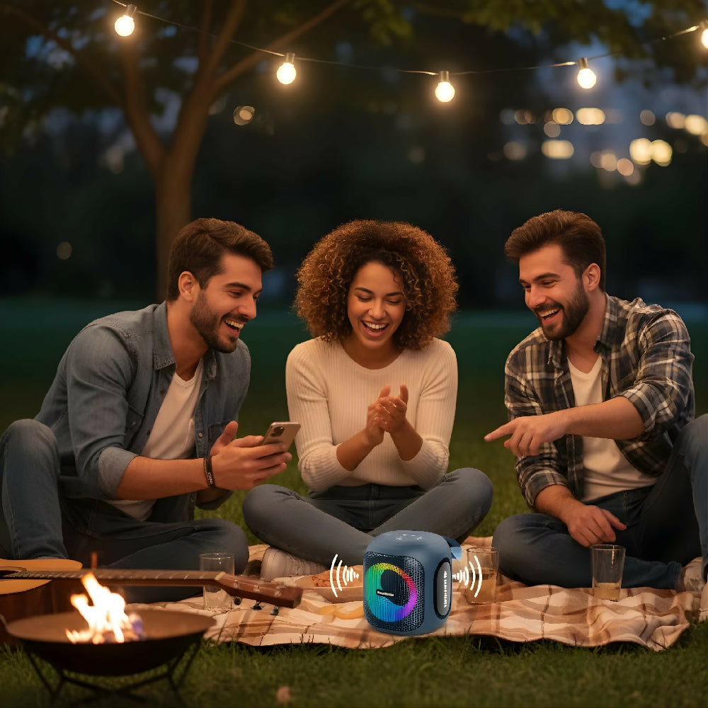 Parlante Bluetooth Movisun Cannon Max Potencia Con Bajos Reforzados