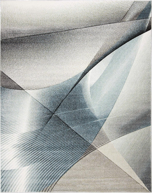 SAFAVIEH Hollywood Collection - Alfombra de área de 9 x 12 pies, color gris y...