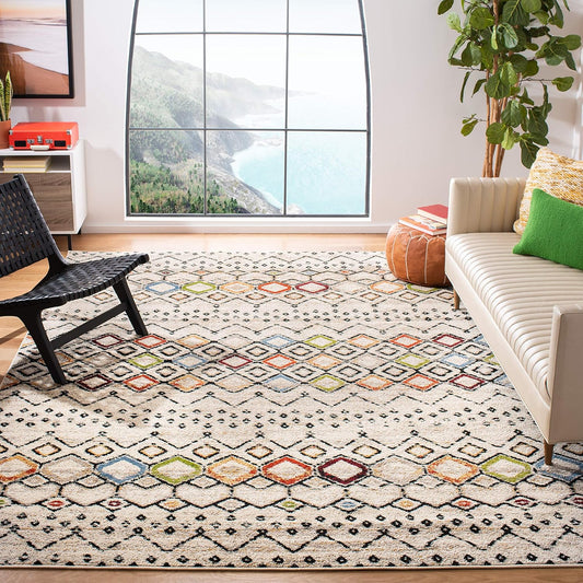 Amsterdam Collection AMS108K Alfombra marroquí bohemia, que no desprende