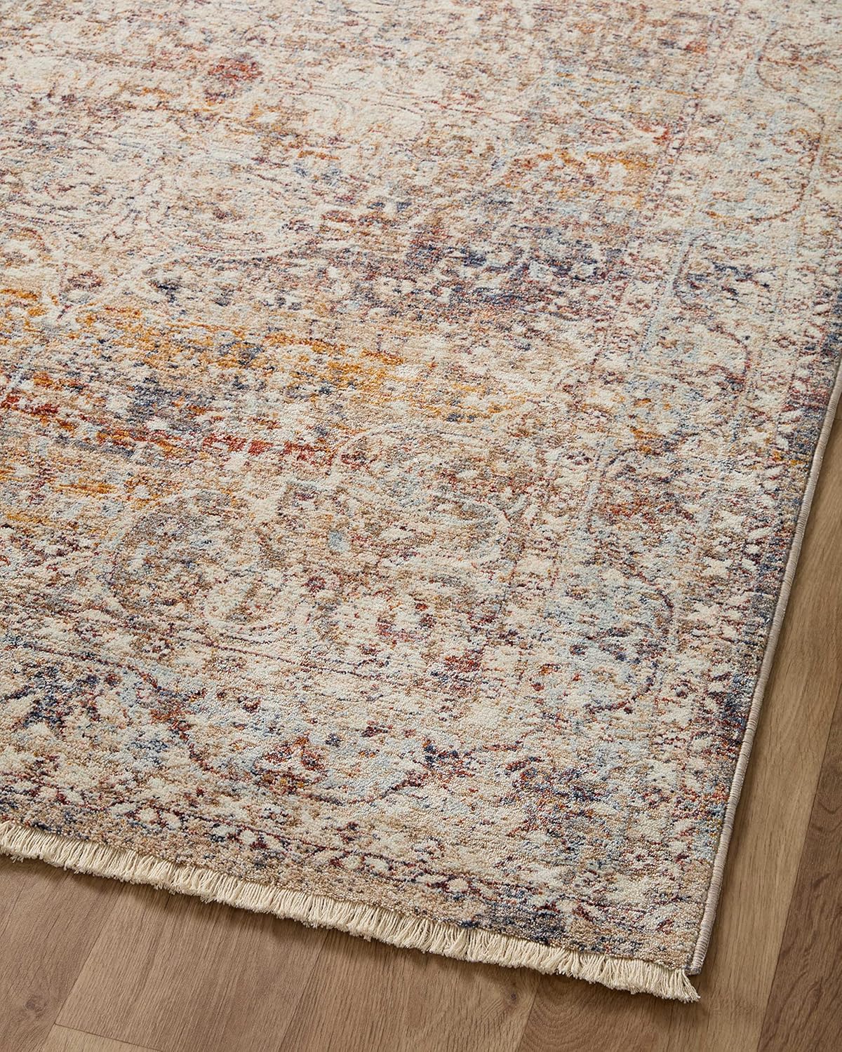 Loloi Sorrento Collection - Alfombra decorativa redonda de 5 pies y 3 pulgadas...