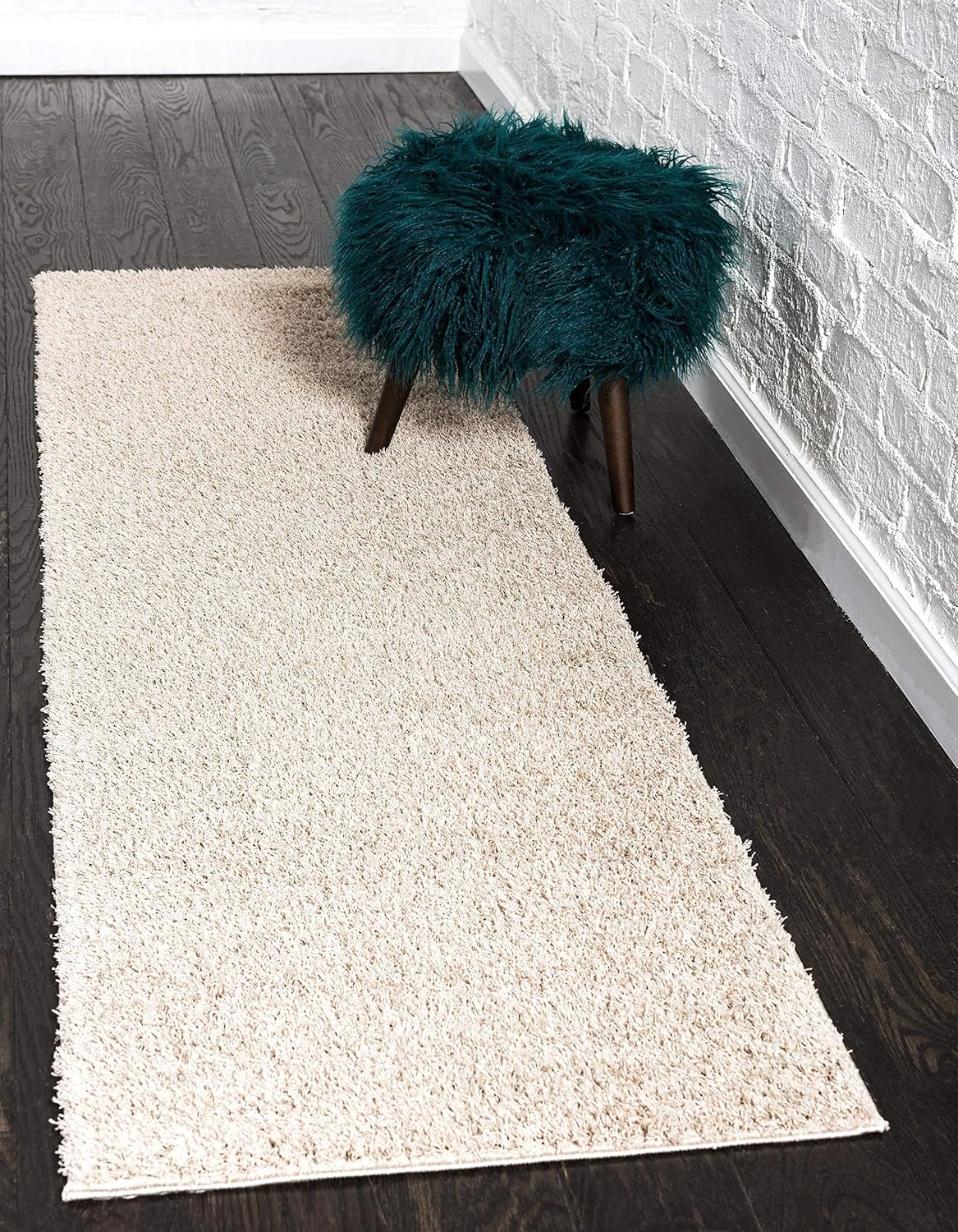 Studio Solid Shag Collection Urban Alfombra moderna súper suave y de felpa, 2.7