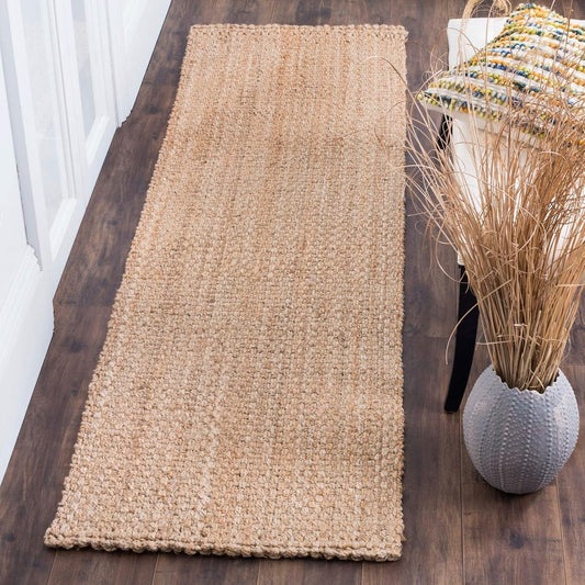 Natural Fiber Collection Alfombra de pasillo de 2 pies 3 pulgadas x 8 pies,