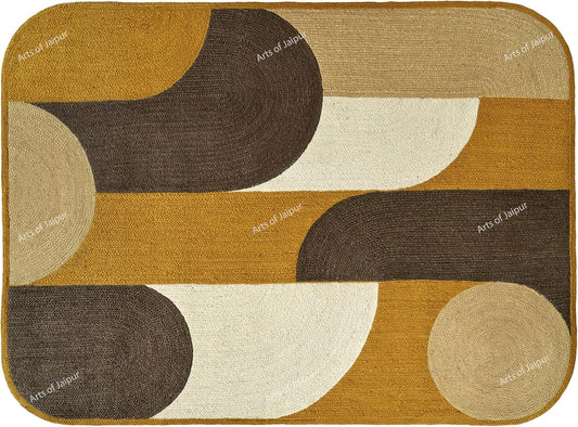 Collection - Alfombra de pasillo de yute de 3 x 10 pies, alfombra trenzada...