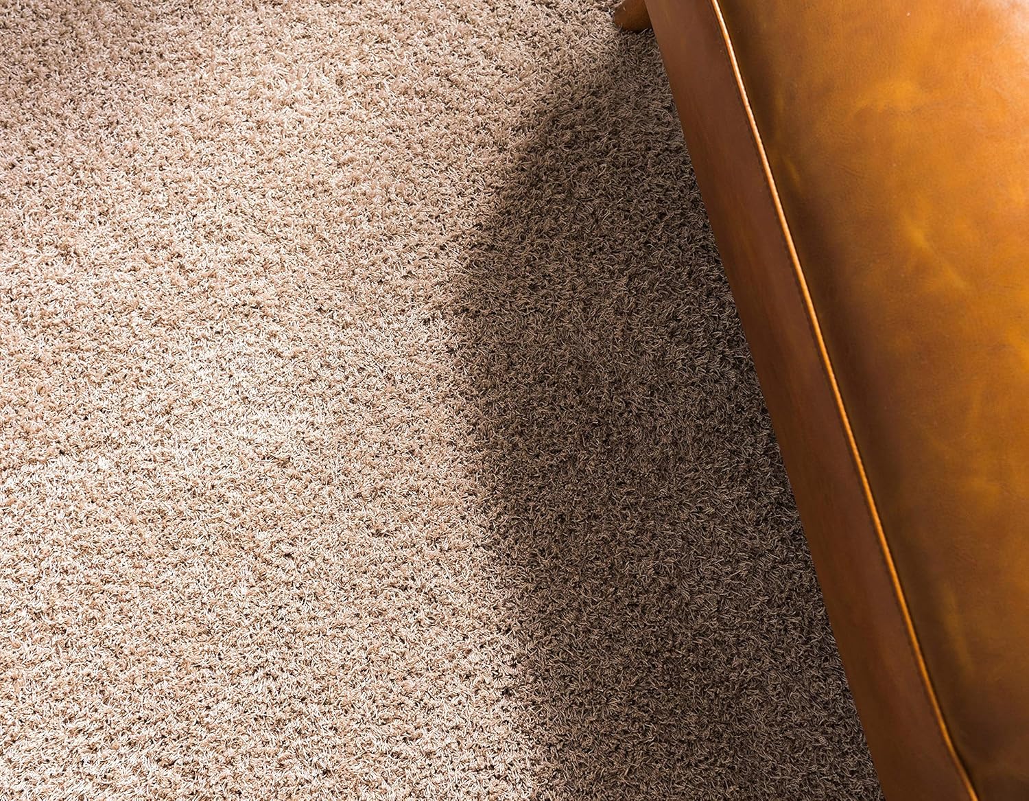 Studio Solid Shag Collection Urban Alfombra moderna súper suave y de felpa, 2.7