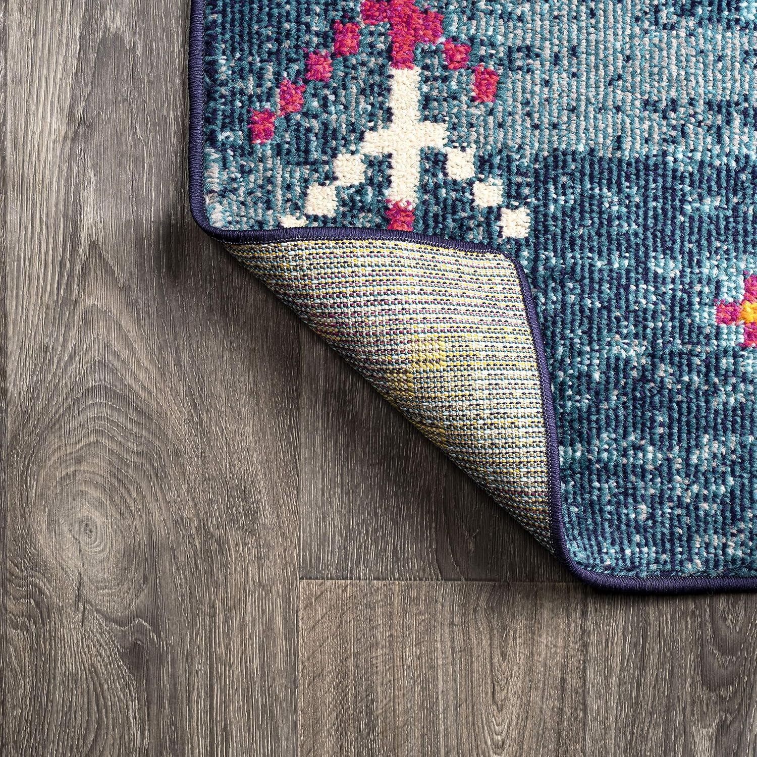 HOM105A-28 MorOCCAN HYPE Alfombra de pasillo geométrica tribal para interiores,