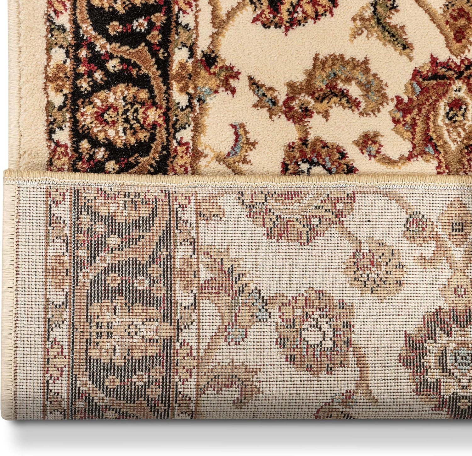 Well Woven - Camino de alfombra persa tradicional con diseño floral rojo y...