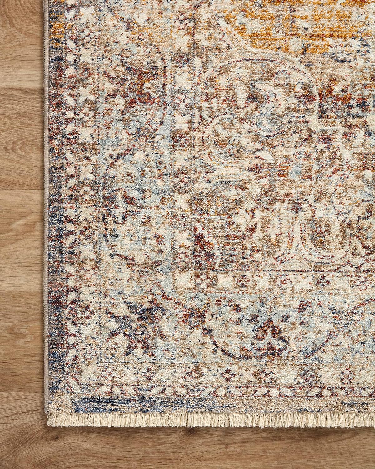 Loloi Sorrento Collection - Alfombra decorativa redonda de 5 pies y 3 pulgadas...