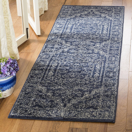 Safavieh - Colección Adirondack, 2 pies 6 pulgadas x 22 pies, azul...