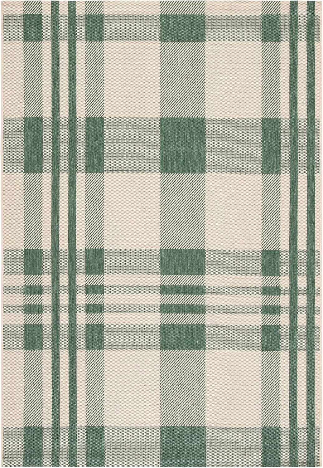 SAFAVIEH Courtyard Collection CY6201 - Tapete a cuadros para interiores y...
