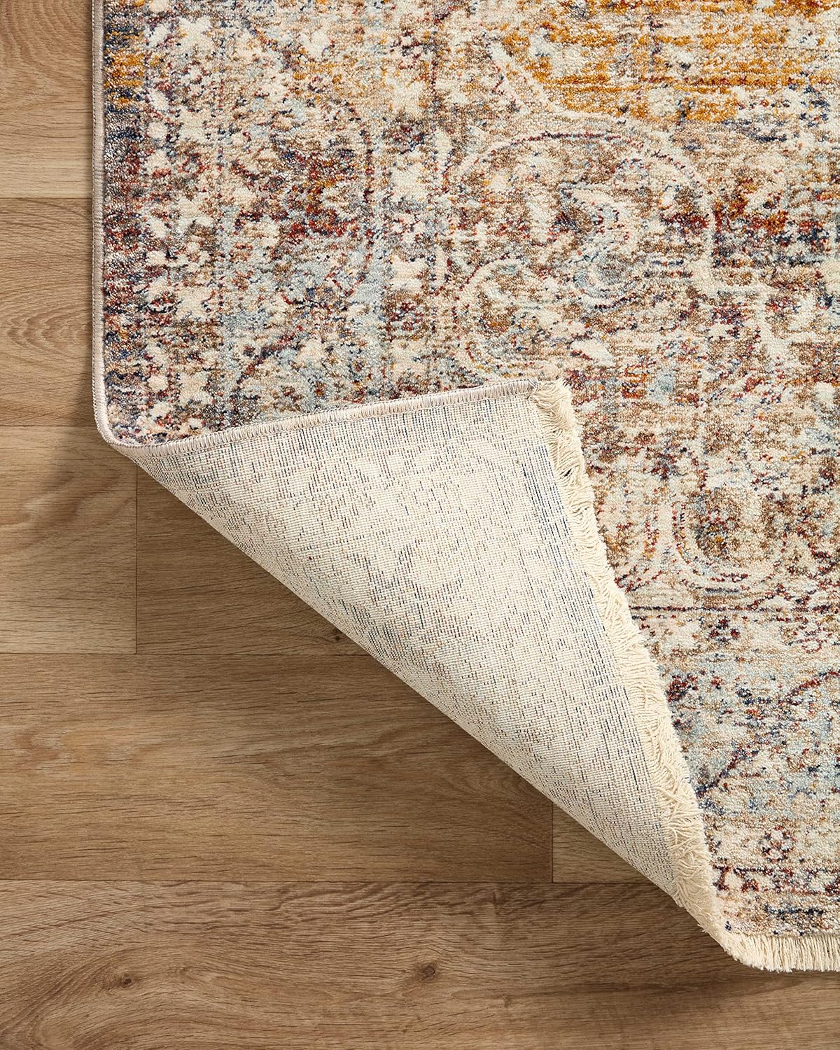 Loloi Sorrento Collection - Alfombra decorativa redonda de 5 pies y 3 pulgadas...