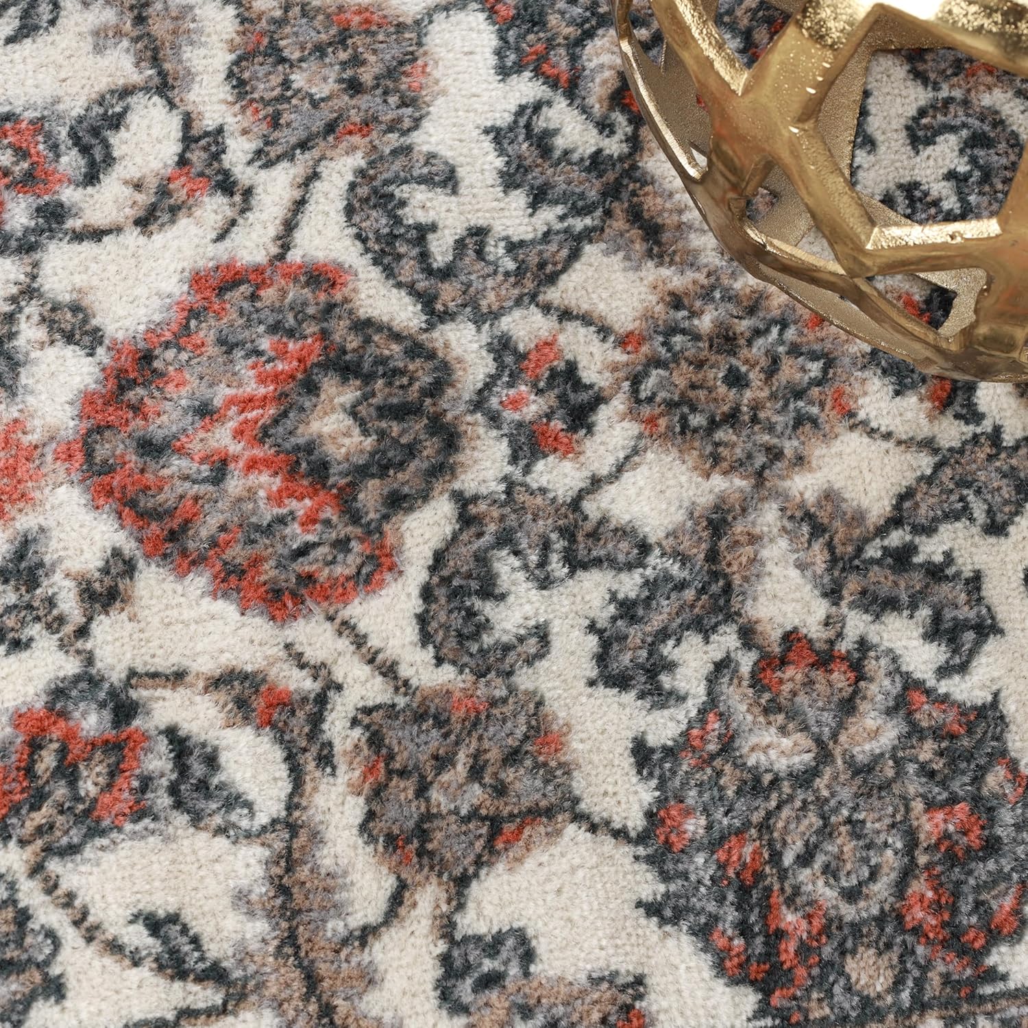 SUPERIOR Alfombra de pasillo para interiores con respaldo de yute, decoración...