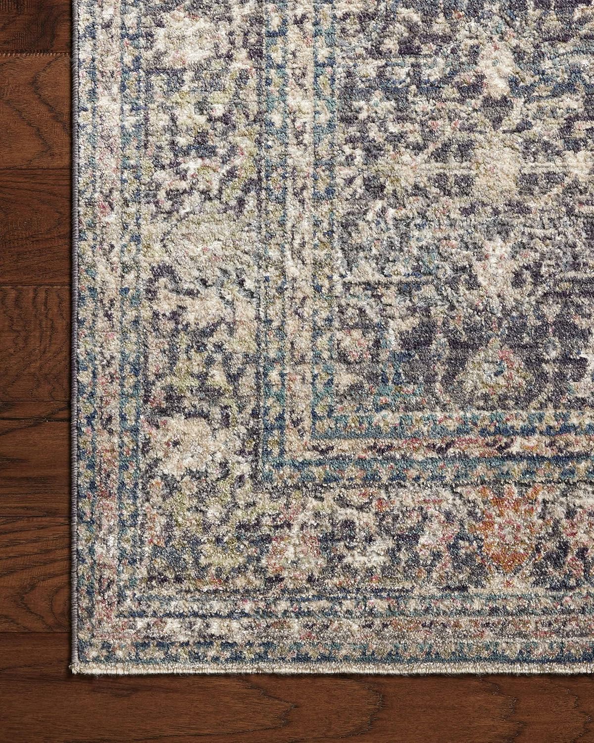 Loloi Jean Stoffer x Bradbury Collection, Midnight & Multi, alfombra decorativa...