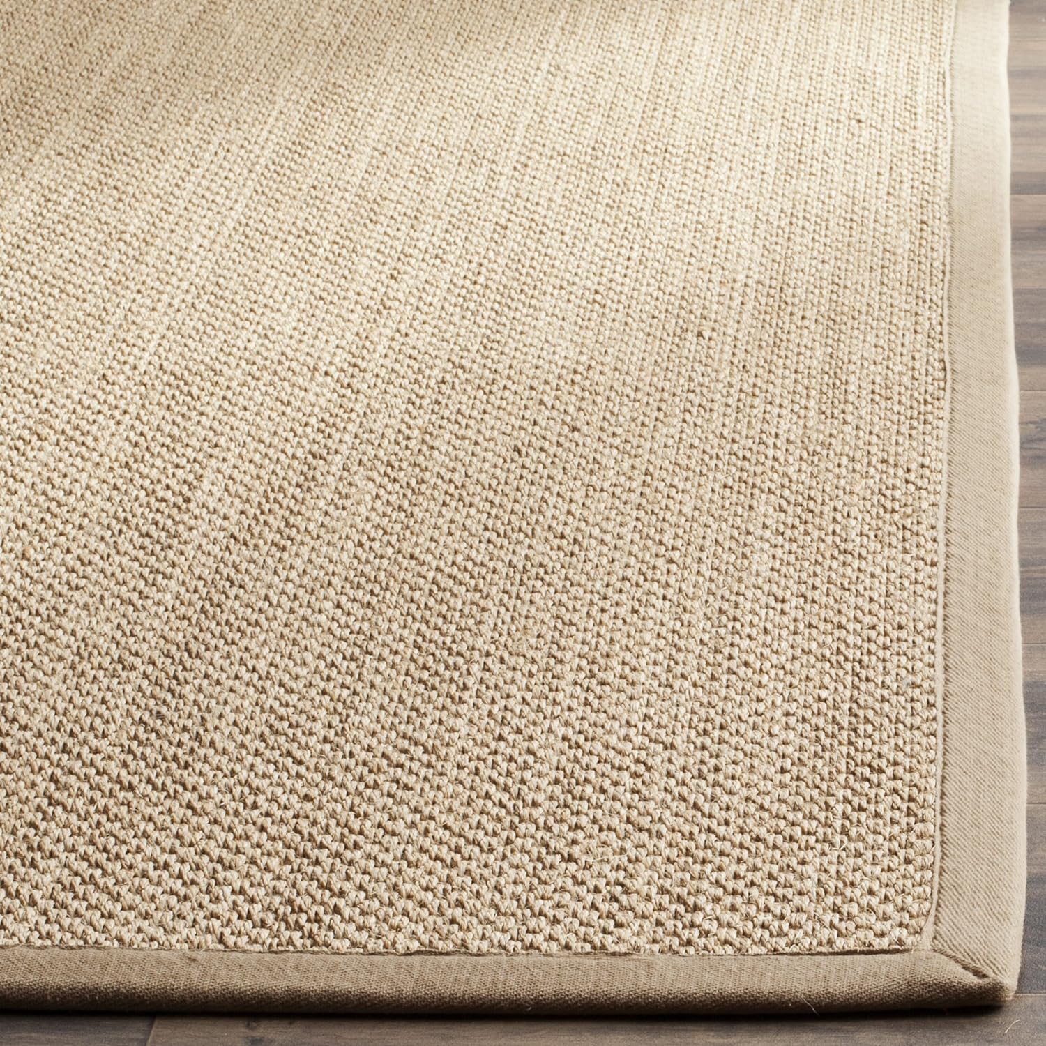 Safavieh Natural Fiber Collection NF141A tapete de sisal color maíz y negro con...