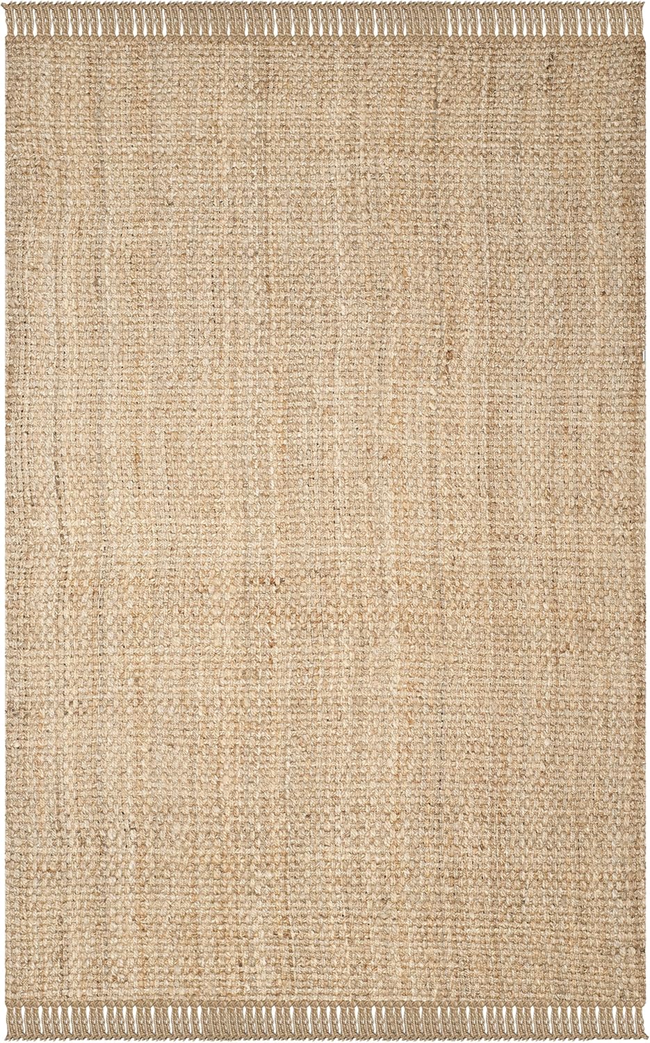 Alfombra de área de yute natural tejido a mano Safavieh NF467A, de la colección...