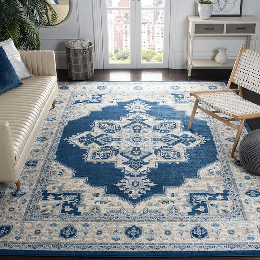 SAFAVIEH - Tapete de la colección Brentwood (BNT865N) de estilo tradicional...
