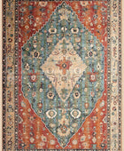 Yancorp Alfombra bohemia de 2 x 3 pies para dormitorio, antideslizante,...