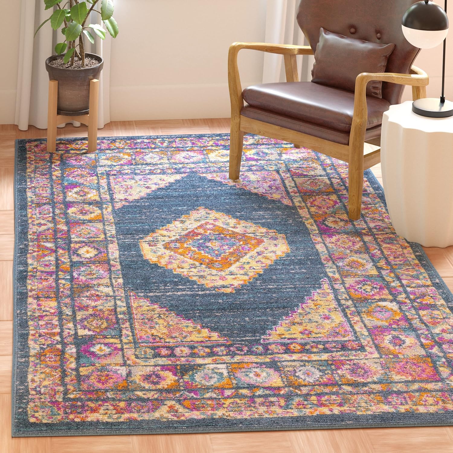 SAFAVIEH Madison Collection - Alfombra de área de 5 pies 1 pulgada x 7 pies 6...