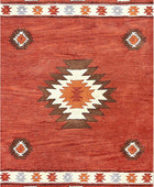 nuLOOM Alfombra Shyla copetuda a mano, 6x9, color vino